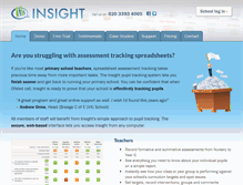 Tablet Screenshot of insighttracking.com